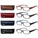 EYEGUARD Readers 4 Pack of Thin and