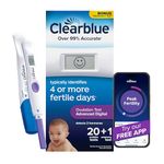 Clearblue Advanced Digital Ovulation Test Kit, Plus Bonus Rapid Detection Pregnancy Test, 20 Ovulation Tests & 1 Pregnancy Test