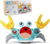 Crawling Crab Gear Set Toy - Tummy Time Musical Crab Toys Stacking & Building Blocks Educational STEM Game for Toddlers & Kids 3-5, 1 2 3 Yr Old Birthday Gift Christmas Stuff for 0-36 Month Boys Girls