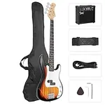GLARRY Full Size Electric Bass Guit