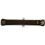 Reinsman Soft Touch Straight Cinch | Equestrian Horse Riding Durable Comfortable Versatile Neoprene Flexible Extra-Soft Non-Chafing Non-Galling Girth with Stainless Steel Buckles, Brown, 34"