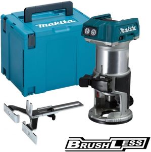 Makita 18V Brushless Router – Cordless Compact Wood Trimmer