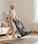 VOCIC Electric Chair Lift with Large Wheels, Ultra-Compact Chair Lift with T-Stabilized Base, Easy Mobility Design for Women & Seniors, Helps Stand from Floor, Supports 350 LBS, AX25