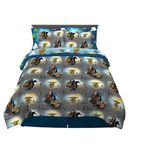 Franco Lego Star Wars Mandalorian Bedding Super Soft Comforter and Sheet Set with Sham, 7 Piece Full Size (Official Lego Product)