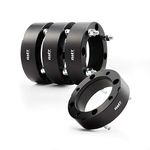 Orion Motor Tech OMT 4x156 ATV Wheel Spacers 2 inch Black Wheel Spacer Kit Compatible with Polaris Ranger Polaris RZR XP 1000 Polaris RZR, 50mm Wheel Spacer Kit with 12x1.5 Studs, Set of 4