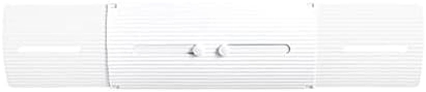 Staright Household Adjustable Air Conditioner Deflector Anti-Direct Blowing Air Conditioneing Baffle Outlet Air Wing Pure White