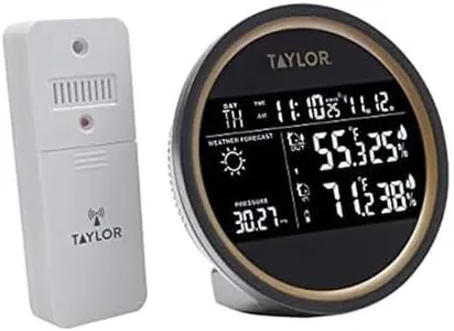 Taylor 5282011 Digital Weather Forecaster, Black
