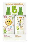 Babyganics Mineral-Based Baby Sunscreen Spray SPF 50, 6oz Spray Bottle + Natural Insect Repellent 6oz Spray Bottle Combo Pack, Model: 1231