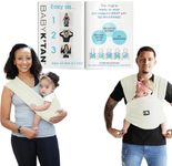 Organic Baby K'tan Baby Carrier 100% GOTS Certified Cotton: #1 Easy Pre-Wrapped 5 in 1 Baby Sling | Ready to Wear | Pillowy Soft Hands Free Infant Wrap | Newborn to Toddler up to 35lb (See Size Chart)