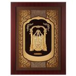 Pk & Pk Jewellers Balaji | 24KT Gold Frame | Elite Collection | Extra Large Size [44x58 cm] (For Premium Gift, Temple, Wall Decor, Home Decoration)
