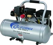 California Air Tools Cat 2010A Ultra Quiet and Oil-Free 1.0 hp, 2.0 Gallon Aluminum Tank Air Compressor, Silver