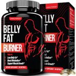 UNALTERED Belly Fat Burner for Men - Natural Weight Loss Pills to Support Reduced Body Fat, Preservation of Lean Muscle Mass, and a Healthy Metabolism - CLA Dietary Supplement - 90 Softgel Capsules