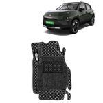KINGSWAY® Premium 7D Car Floor Mat for Punch EV (Year 2024 Onwards) All Model, Luxury Car Foot Mats Compatible with Tata Punch EV, Set of 3 Pcs, 100% Waterproof and Washable, Classic Black