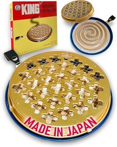 KING Mosquito Coil Holder with Hook - Made in Japan - Citronella Mosquito Coil Burner - Outdoor Incense Burner Holder - Portable, Durable, Diffuse Evenly for Patio & Camping (1 Holder)