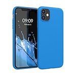 kwmobile Case Compatible with Apple iPhone 11 Case - Soft Slim Protective TPU Silicone Cover - Radiant Blue