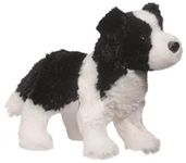 Douglas 4009 Dogs Border Collie Plush Toy, 20 cm Long