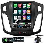 5GWiFi Upgrade 4+32G（8 Core） 1024 * 768 HD Android11 Car Stereo Radio for Ford Focus 2012-2018 Wireless CarPlay & Andriod Auto Bluetooth GPS Navigation/Mirror Link/Backup Camera& with Sony System
