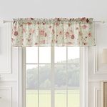 Greenland Home Antique Rose 100% Cotton Extra-Wide Window Valance, 84 W x 19 L inches - Blue