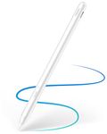 Metapen Pencil A11 for iPad 2018-2024, (Quick Button & Bluetooth), 0.1mm Pixel Precise, 2X Faster Charge iPad Pencil Stylus Pen Compatible Apple iPad 10/9/8/7/6 Gen, iPad Pro 11/12.9/13 Inch, iPad Air