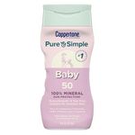 Coppertone Pure & Simple Baby SPF 50 Sunscreen Lotion, Tear Free, Water Resistant, #1 Pediatrician Recommended Brand, Plus 100% Natural Botanicals, 6 Ounce