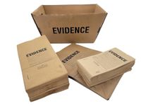 Evidence Bin, Full Of Evidence Bags