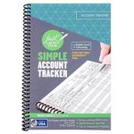 The Superior Register's Premium Check Book Register & Debit Card Ledger Notebook - Checking Account Register, Business Ledger, Cash Log & Expense Tracker - Standard Edition - 1 Pc, Teal