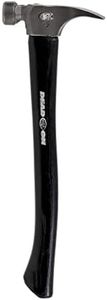 Dead On Tools - Investment Cast Wood Hammer, 16" Curved Hickory Handle, 21oz. (DO21C)
