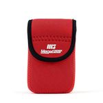 MegaGear MG797 Olympus Tough TG-6, TG-5, TG-870, TG-4, TG-860 Ultra Light Neoprene Camera Case, with Carabiner - Red