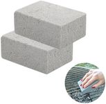 Auswalar 2 Pcs Grill Stone Cleaning Brick Pumice Stone for Grate Cleaning Oven Flat Top Brush