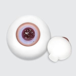 IMGUMI PX-06 Eyeballs for Crafts 14mm,Pure Handmade Design Glass Fake Eyes, Eyeball 1 Pair,Suitable for Dolls, Masks, Crafts