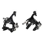 C Brake Front Rear Set Road Bicycle Calipers Aluminum Alloy Road Bicycle C Brake Caliper Bicycle Pull Brake Set Cycling Bike Front Rear Rim Brake Clamp