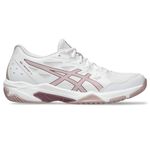 ASICS Women's Gel-Rocket 11 Volleyball Shoes, 8, White/Watershed Rose