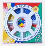 PICK PLATES Children's Divided Plate for Fussy Eaters. 5 Compartment Plate - Midi Size