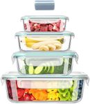 Hcrvvi Glass Containers With Lids S