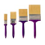 Dart Brush - Home Kit (Set of 4 Brushes- 4", 3",2",1"): Home Wall Paint Brush Set for Home, Wall, Oil, Canvas, Enamel and Water-Based Paintings