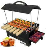 Geico-master Electric & Non Electric Barbeque Grill Tandoori Maker For Home Use with Extra Accessories Multicolour Electric Grill (BLACK)