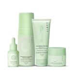 Gabit Skincare Gamechangers Kit | With Niacinamide & Hyaluronic Face Wash, 8% Vitamin C & Arbutin Serum, Ceramide & Hyaluronic Moisturizer, 100% Mineral Sunscreen | Men & Women, All Skin Types, 230ml