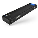 1080p 1x8 HDMI Splitter by OREI - 1 Port to 8 HDMI Display Duplicate/Mirror - Powered Splitter Ver 1.3 Certified for Full HD 1080P High Resolution 3D Support (One Input to Two Outputs) - HD-108