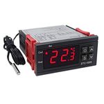 Techtonics STC-1000 220V AC All Purpose Digital Temperature Controller with Thermostat Aquarium Sensor