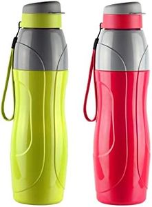 CELLO Puro Sports 900 | Plastic Water Bottle | Leak Proof & Handy and Durable | Set of 2 | 720 ml Each, Assorted