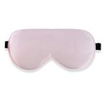 Alaska Bear Natural Silk Sleep Mask, Blindfold, Super Smooth Eye Mask (Pink)