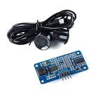 JESSINIE JSN-SR20-Y1 Ultrasonic Ranging Module Distance Measuring Sensor Module Range 2-500cm Waterproof and Dustproof Equipped with Dual Wire Probes