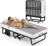Decofy Folding Bed with Memory Foam
