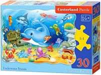 Castorland B-03501 Classic Underwater Friends Contour Jigsaw Puzzle, 30 Pieces Set, Multi