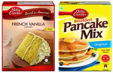 Betty Crocker Pancake Mix, 1 Kg And Super Moist Cake Mix, French Vanilla Flavor 520 G