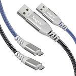 PS4 Micro USB Cable 5m, 2 Pack Fasg