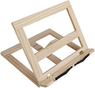 RZKJ-SHOP Soporte de Lectura, Soportes para Libros de Cocin y Receta, Plegable Atríl de Libros, Recetario de Cocina Sostenedor Ajustable, Ideal para Libros iPad Tabletas