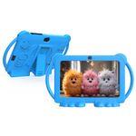 Kids Tablet 7 Inch for Boys, Android 12 Tablets for Kids, 4GB RAM 32GB ROM Toddler Tablet, WiFi Bluetooth, Security Eye IPS Screen, Child Lock, Dual Camera, Shockproof Case for Boys