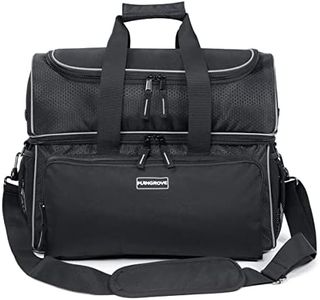 Mangrove Bowling Ball Bag 2 Ball Bowling Bag - 2022 Two Ball Bowling Bags with Double Ball Holder - Fits Bowling Shoes Up to Mens Size 16 and Accessories