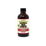 Peppermint Black Castor oil – Jamaican Mango & Lime – fast absorbing, nourishing natural oil, moisturizes dry flaky scalp & softens skin - relieves itching, repair & prevent breakage 4 oz